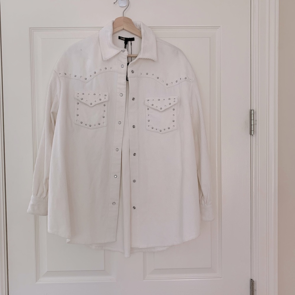 Maje corduroy shirt/jacket size 1
